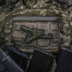 Patch D-30 M-Tac - Tun Howitzer 122mm PVC Olive