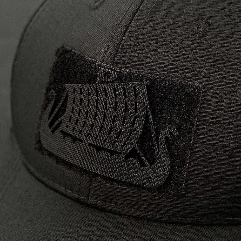 Patch Drakkar Laser Cut M-Tac - Negru, Simbol Viking Durabil