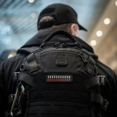 Patch Drapel Mini M-Tac - Pixelat Laser Cut Negru/Alb/Roșu