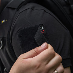 Patch Drapel Mini M-Tac - Pixelat Laser Cut Negru/Alb/Roșu