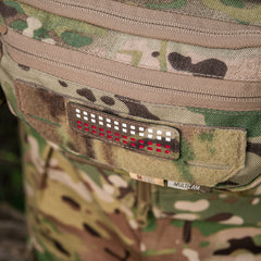 Patch Drapel Multicam/Alb/Roșu M-Tac - Laser Cut Cordura 500D