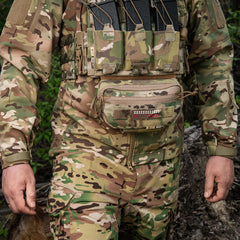 Patch Drapel Multicam/Alb/Roșu M-Tac - Laser Cut Cordura 500D