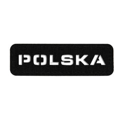 Patch Drapel Polonia M-Tac Laser Cut - Negru