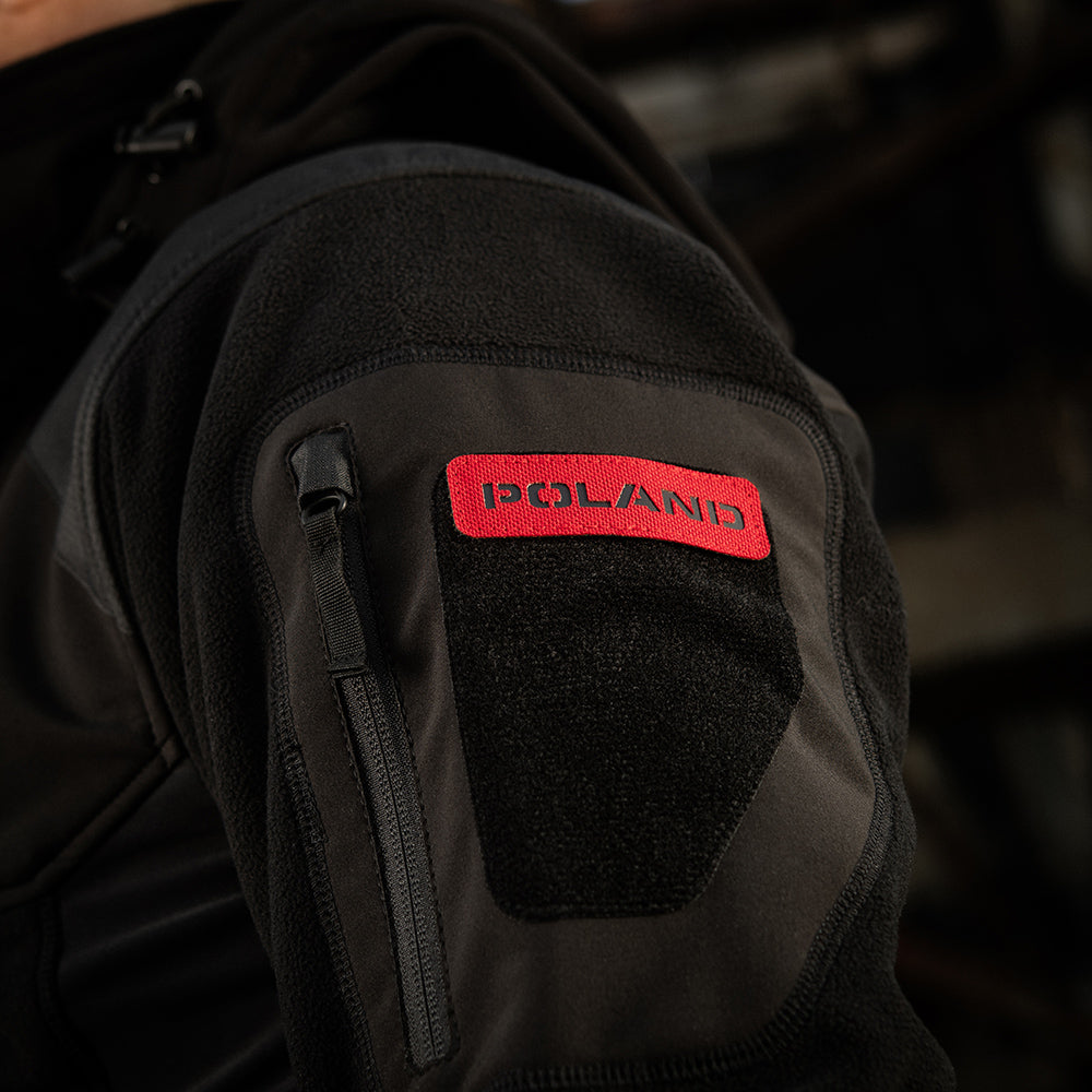 Patch Drapel Polonia M-Tac - Laser Cut Roșu/Negru