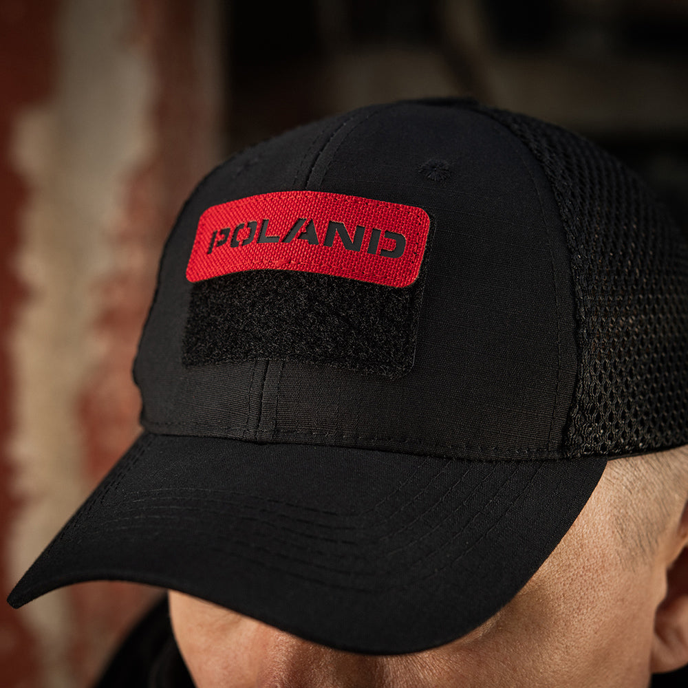 Patch Drapel Polonia M-Tac - Laser Cut Roșu/Negru
