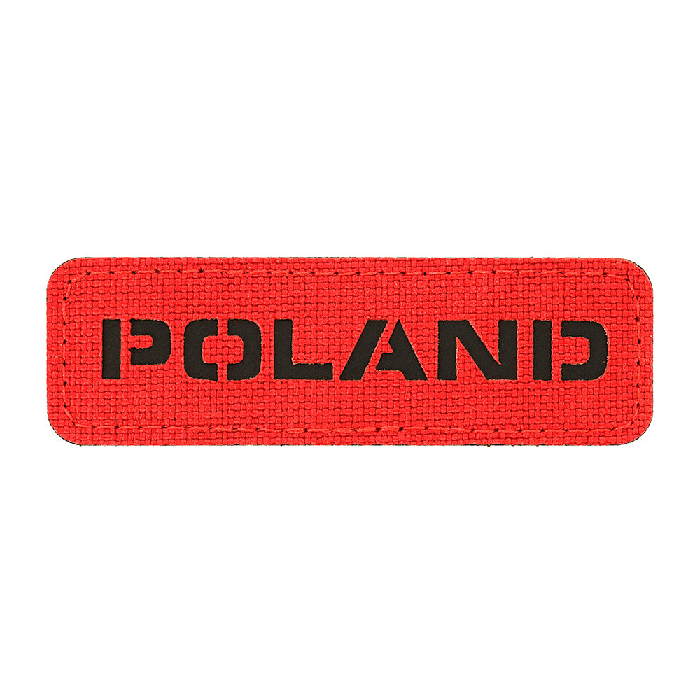 Patch Drapel Polonia M-Tac - Laser Cut Roșu/Negru