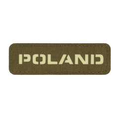 Patch drapel Polonia M-Tac - Ranger Green/GID Laser Cut