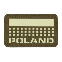 Patch Drapel Polonia M-Tac – Ranger Green/GID Luminescent