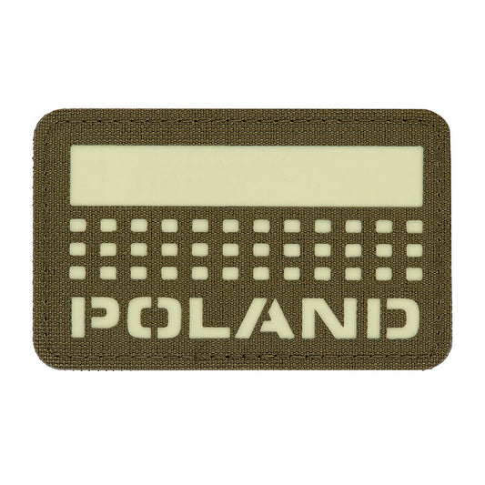 Patch Drapel Polonia M-Tac – Ranger Green/GID Luminescent