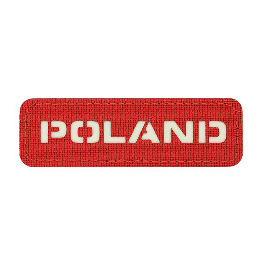 Patch Drapel Polonia M-Tac - Roșu/Alb, Laser Cut