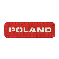 Patch Drapel Polonia M-Tac - Roșu/Alb, Laser Cut