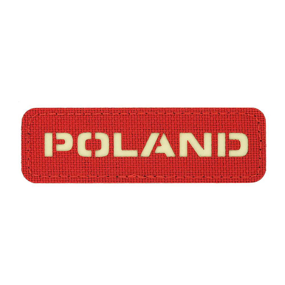 Patch Drapel Polonia M-Tac - Roșu/GID Laser Cut