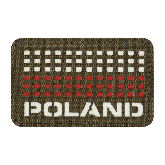 Patch Drapel Polonia M-Tac – Verde Ranger/Alb/Roșu Laser Cut