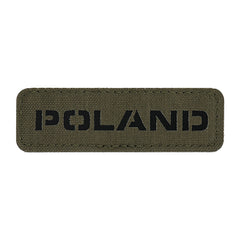 Patch drapel Polonia M-Tac - Verde Ranger/Negru Laser Cut