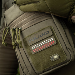 Patch drapel Polonia M-Tac - Verde Ranger/Negru Laser Cut