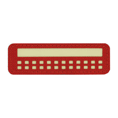 Patch Drapel Românesc Laser Cut M-Tac - Roșu/GID Fosforescent
