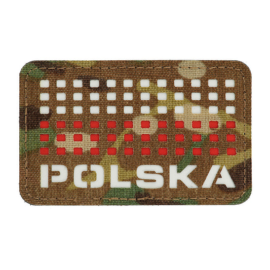 Patch Drapel România Laser Cut M-Tac - Multicam/Alb/Roșu Patriotic