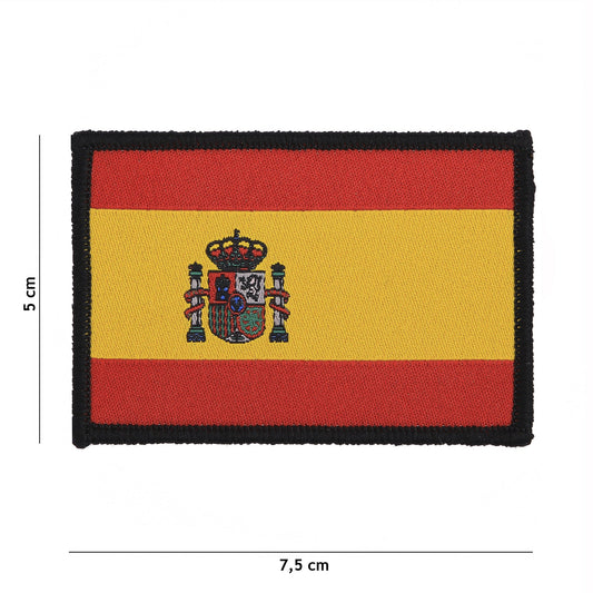 Patch Drapel Spania Tesut - Fidelitate Detaliu Maximă