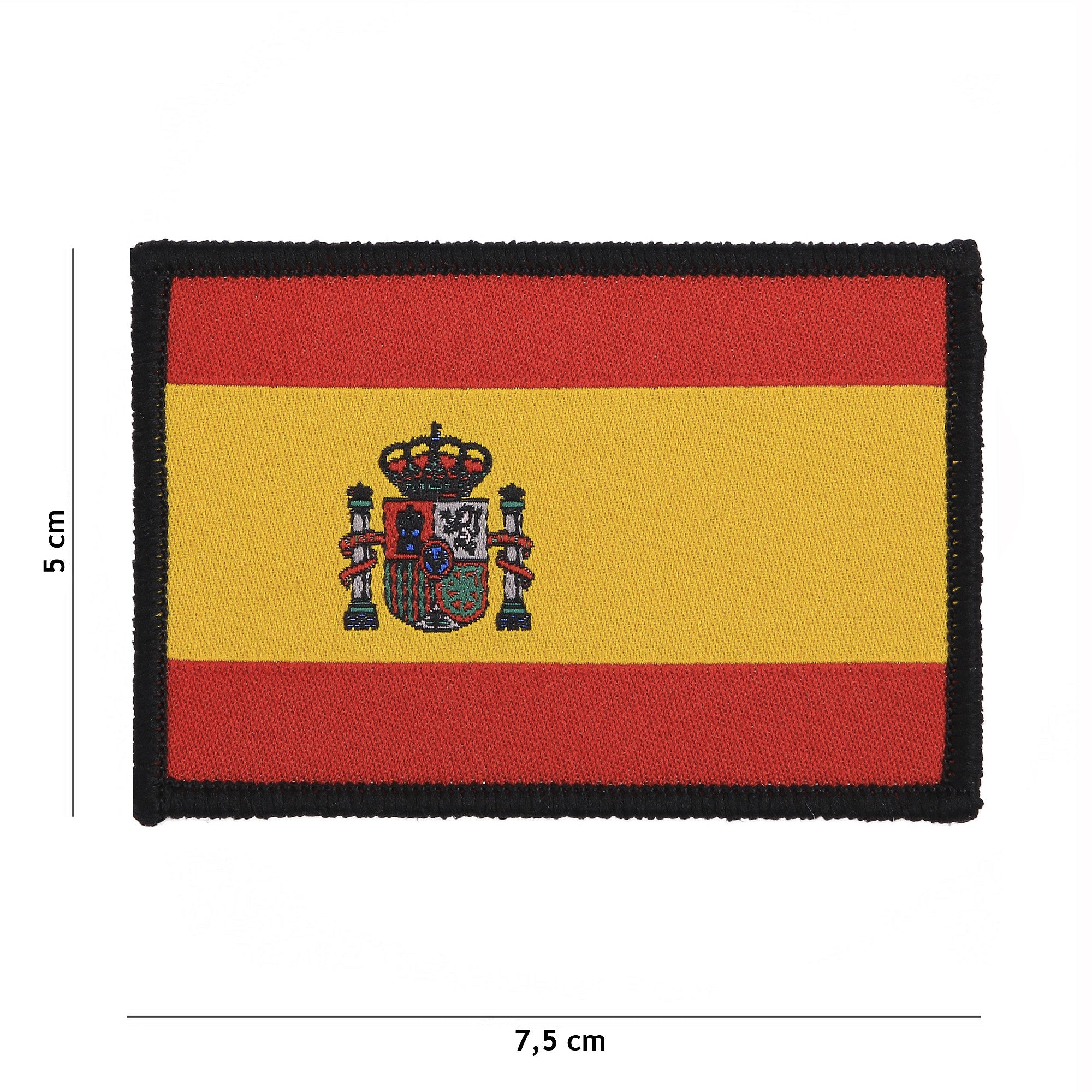 Patch Drapel Spania Tesut - Fidelitate Detaliu Maximă