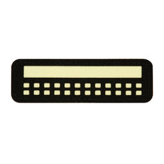 Patch Drapel Tactic M-Tac Laser Cut Black/GID - Lumina în Întuneric