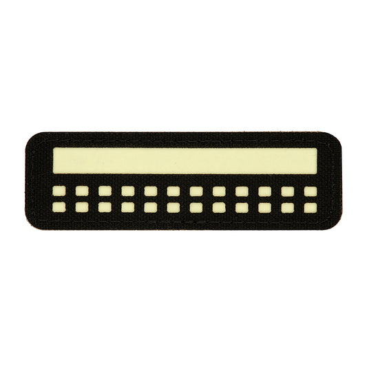 Patch Drapel Tactic M-Tac Laser Cut Black/GID - Lumina în Întuneric