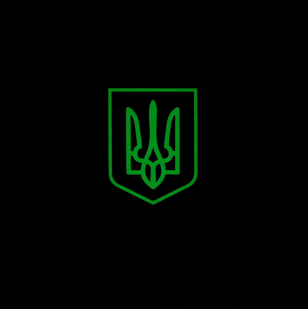 Patch Drapel Ucraina cu Stemă M-Tac - Luminescent (80x50mm)