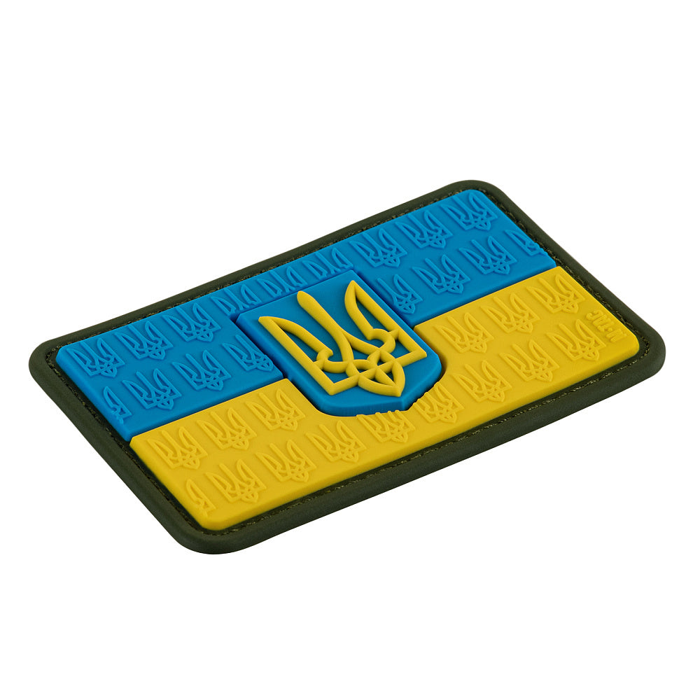 Patch Drapel Ucraina cu Stemă M-Tac - PVC Relief