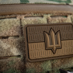 Patch Drapel Ucraina cu Trident ZSU M-Tac - Coyote