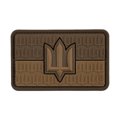 Patch Drapel Ucraina cu Trident ZSU M-Tac - Coyote