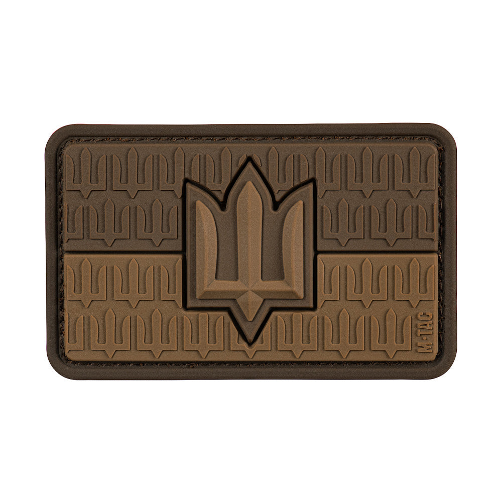Patch Drapel Ucraina cu Trident ZSU M-Tac - Coyote