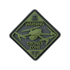 Patch Drone Zone M-Tac - Olive, avertisment pentru inamic
