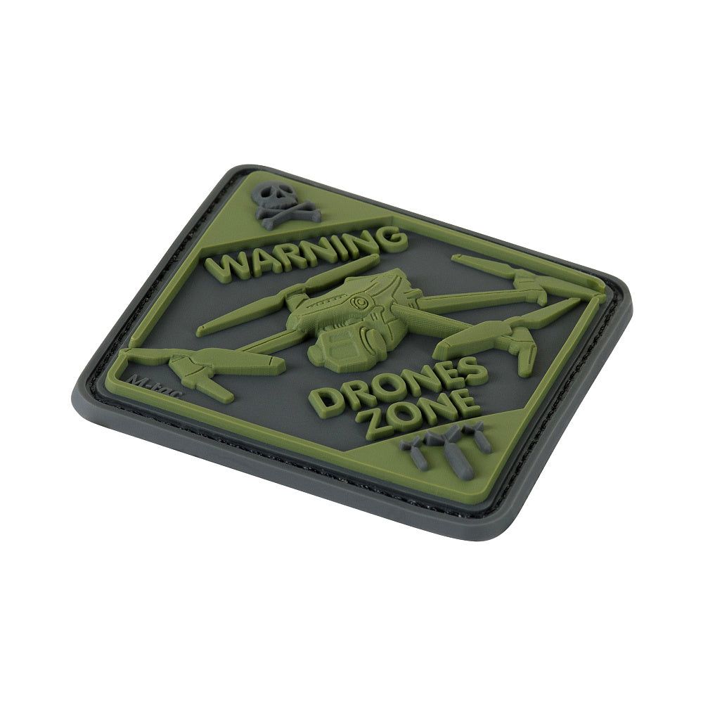 Patch Drone Zone M-Tac - Olive, avertisment pentru inamic
