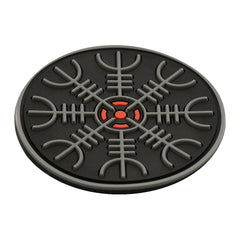 Patch Egeshelm PVC M-Tac - Black/Grey, Helmul Terorii 3D