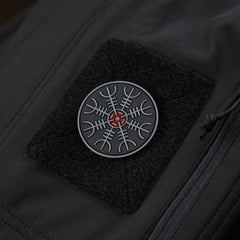 Patch Egeshelm PVC M-Tac - Black/Grey, Helmul Terorii 3D