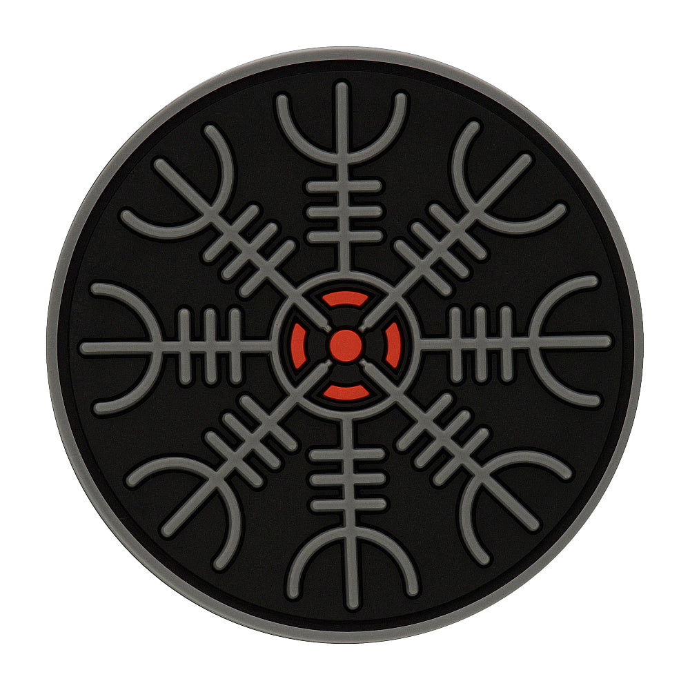 Patch Egeshelm PVC M-Tac - Black/Grey, Helmul Terorii 3D