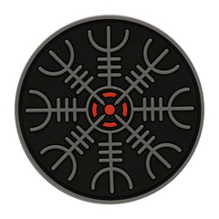 Patch Egeshelm PVC M-Tac - Black/Grey, Helmul Terorii 3D