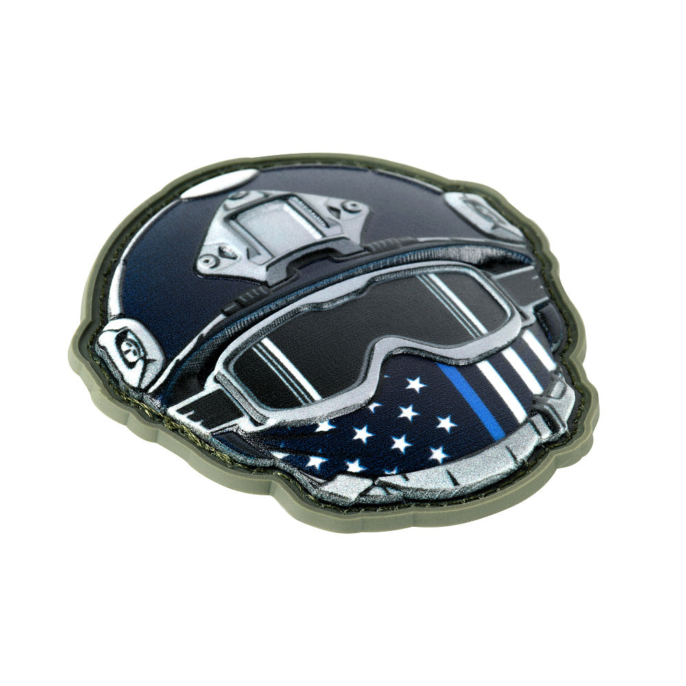Patch Emoji USA Man #2 M-Tac - Dark Navy Blue, 3D PVC cu Velcro