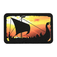 Patch Expediție M-Tac 80x50mm - Curaj și Anduranță Negru