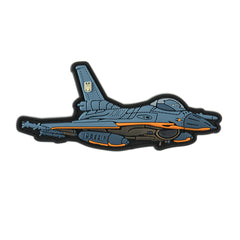 Patch F-16 M-Tac PVC - Luptător Legendar, Spirit Apărător Albastru