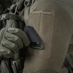 Patch Fața Războiului M-Tac - Black/Olive (Velcro)