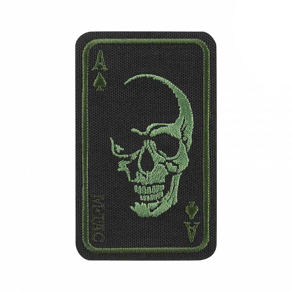 Patch Fața Războiului M-Tac - Black/Olive (Velcro)
