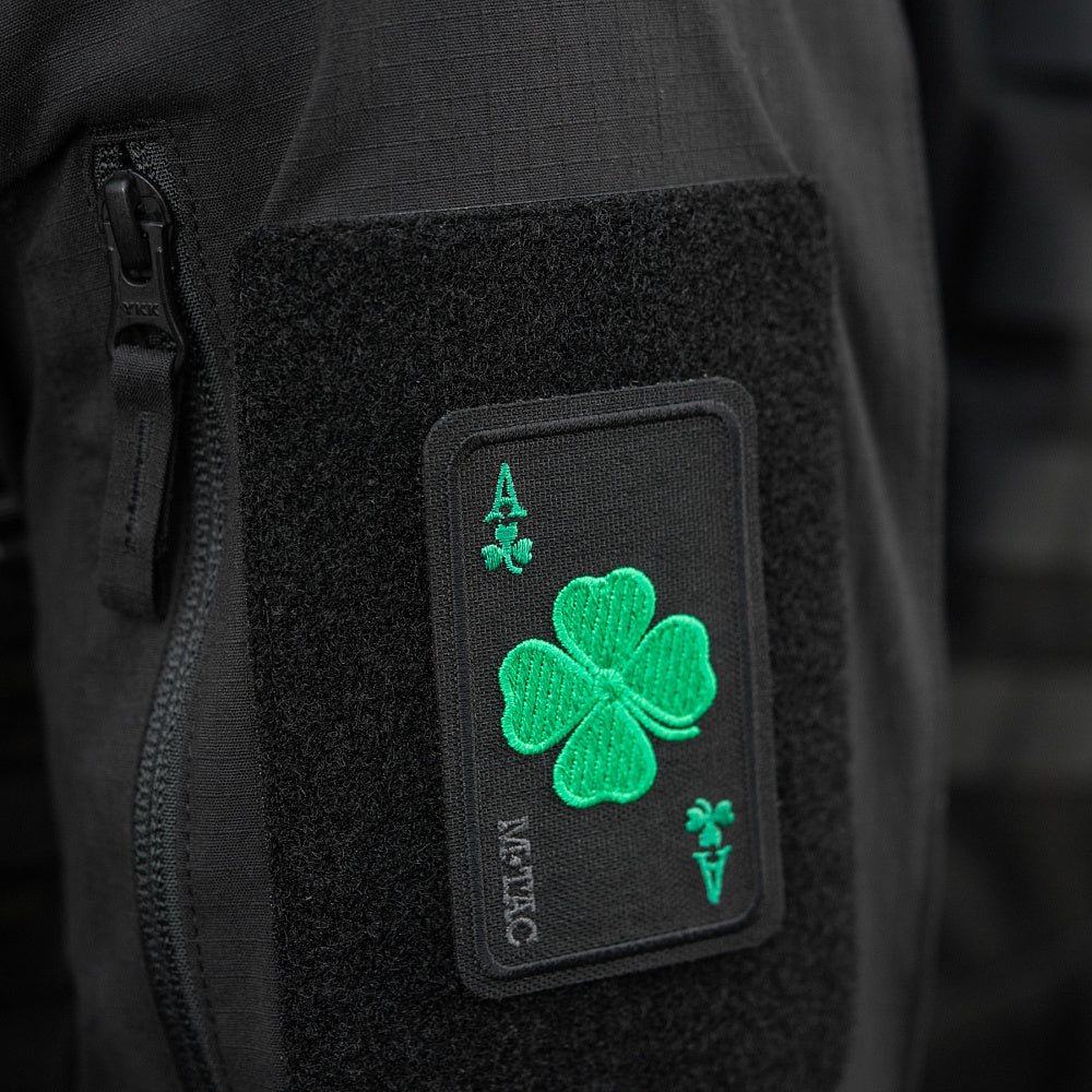 Patch „Foarte Norocos” M-Tac - Trifoi Brodat Noroc