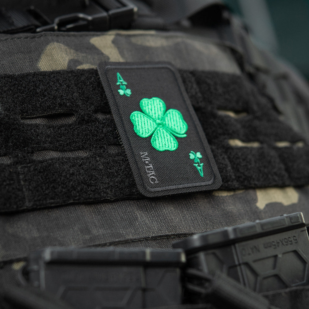Patch „Foarte Norocos” M-Tac - Trifoi Brodat Noroc
