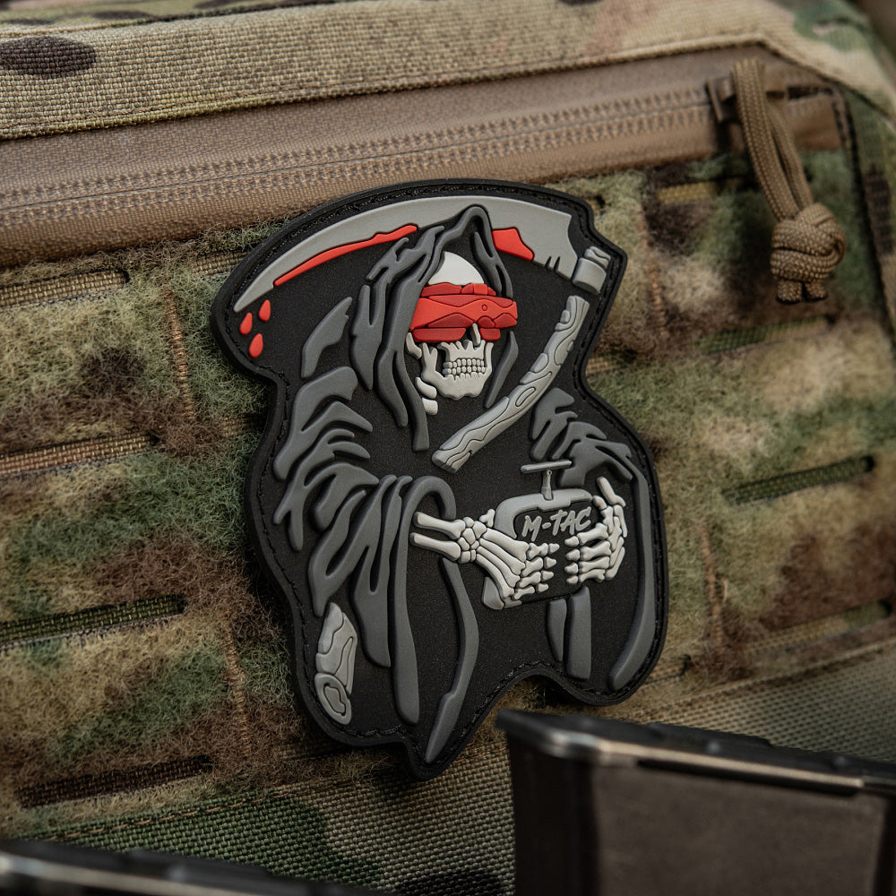 Patch FPV Operator M-Tac - Negru/Gri PVC cu Velcro