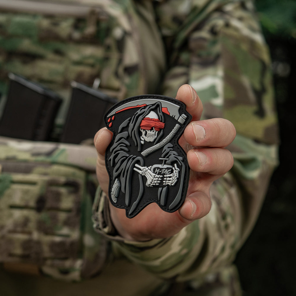 Patch FPV Operator M-Tac - Negru/Gri PVC cu Velcro