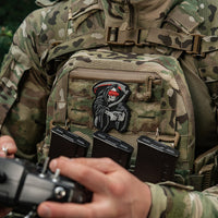 Patch FPV Operator M-Tac - Negru/Gri PVC cu Velcro