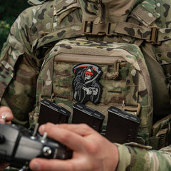 Patch FPV Operator M-Tac - Negru/Gri PVC cu Velcro