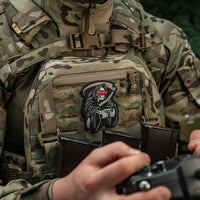 Patch FPV Operator M-Tac - Negru/Gri PVC cu Velcro