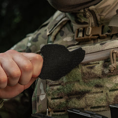 Patch FPV Operator M-Tac - Negru/Gri PVC cu Velcro