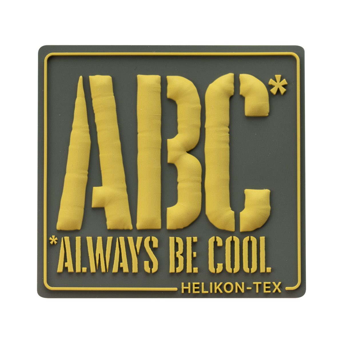 Patch Helikon-Tex ABC Always Be Cool Verde Cauciucat